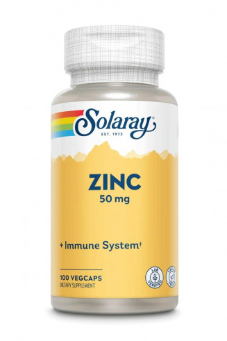 Solaray Zinc 50 мг, 100 вег.капс