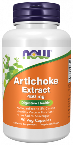 NOW Artichoke Extract 450 mg, 90 капсул