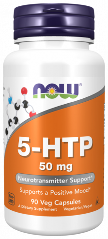 NOW 5-HTP 50 mg, 90 капсул