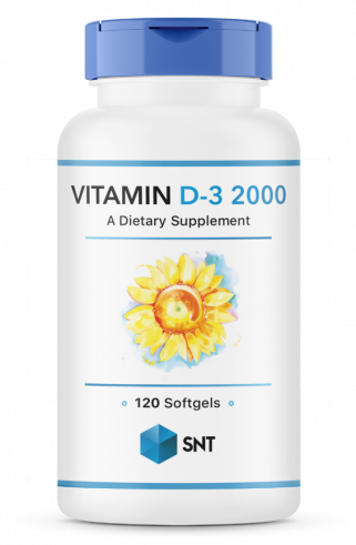 SNT Vitamin D3 2000 IU, 120 капсул