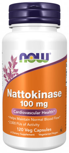 NOW Nattokinase 100 mg, 120 капсул
