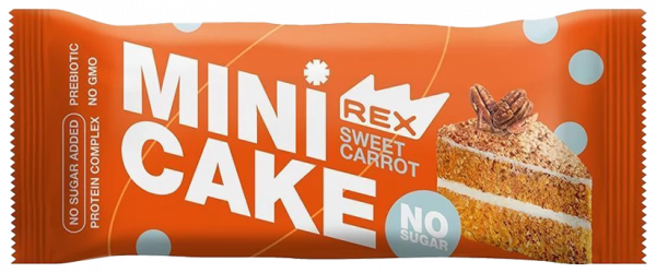 ProteinRex Пирожное протеиновое Mini Cake, 40 грамм