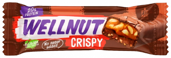 FitKit Батончик Wellnut Crispy, 45 грамм