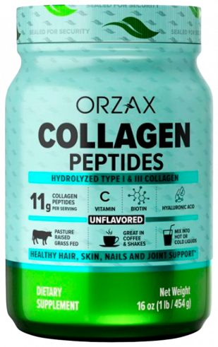 Orzax Collagen Powder, 454 грамм