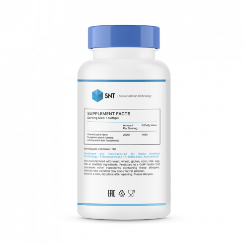 SNT Vitamin E, 90 капсул