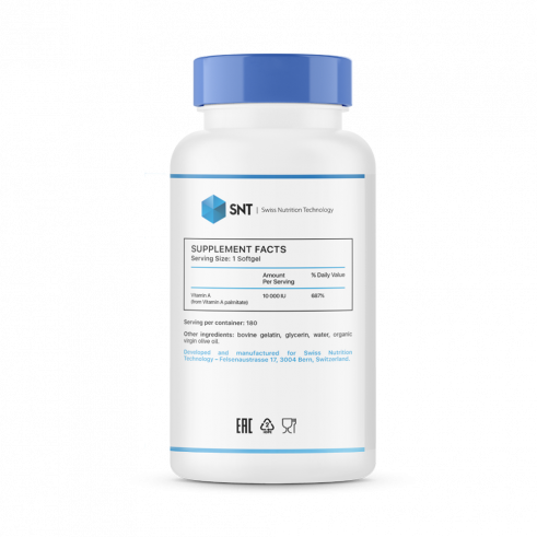 SNT Vitamin A, 180 капсул
