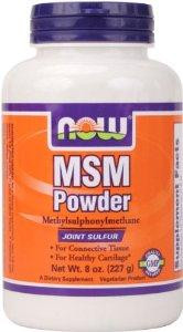 NOW MSM Methylsulfonylmethane Powder, МСМ Метилсульфонилметан Порошок, 227 грамм