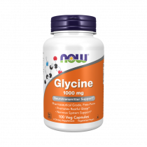 NOW Glycine 1000 mg, 100 капсул
