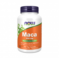NOW Maca 500 mg, Мака перуанская 500 мг, 250 капсул