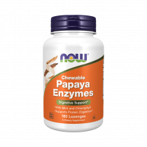 NOW Papaya Enzyme, 180 таблеток
